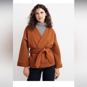Madewell Texture & Thread Wrap Jacket